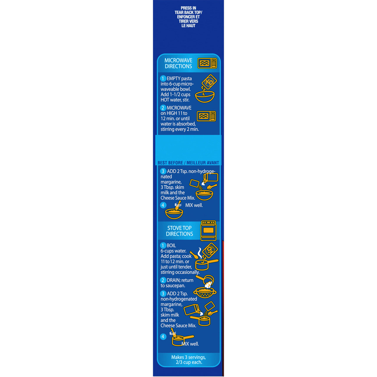 Kraft Dinner, Spicy Cheddar, Mac & Cheese,  156g/5.5oz., {Imported from Canada}